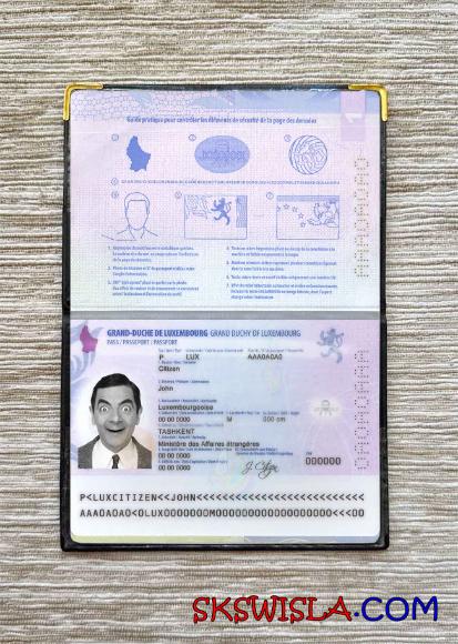 Luksemburg zdjęcie do paszportu pliki PSD, skan i fotografowany obraz